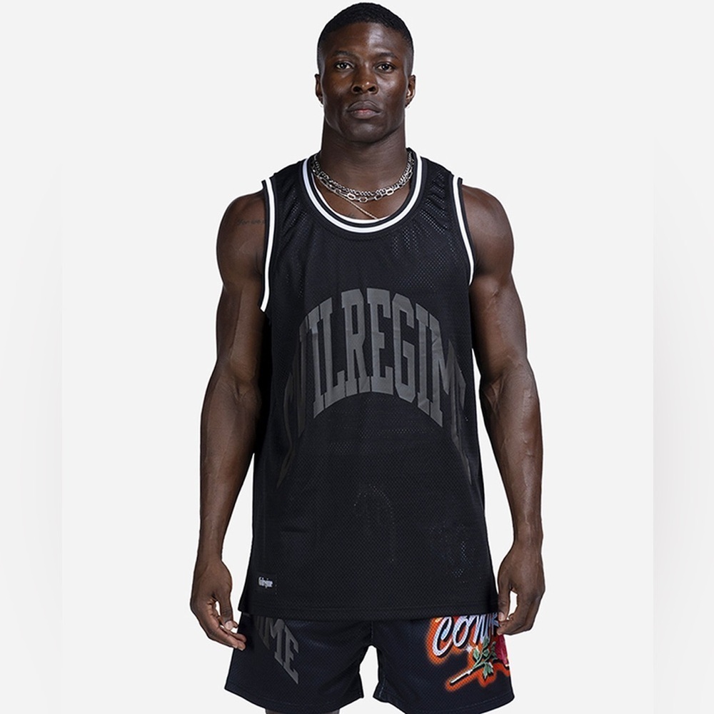 Civil Regime "Above All" Dove Mesh Jersey Hardcore Streetwear Vibe Size L